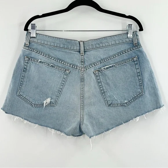 Reformation NWT Dixie High Rise Jean Shorts in Skye size 30 - Picture 4 of 9